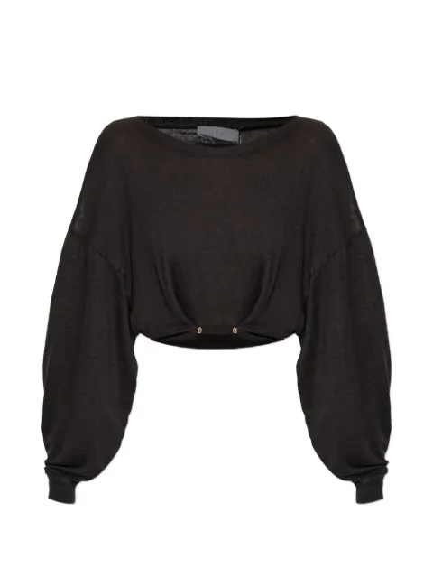 IRO Destinee cropped off-shoulder top