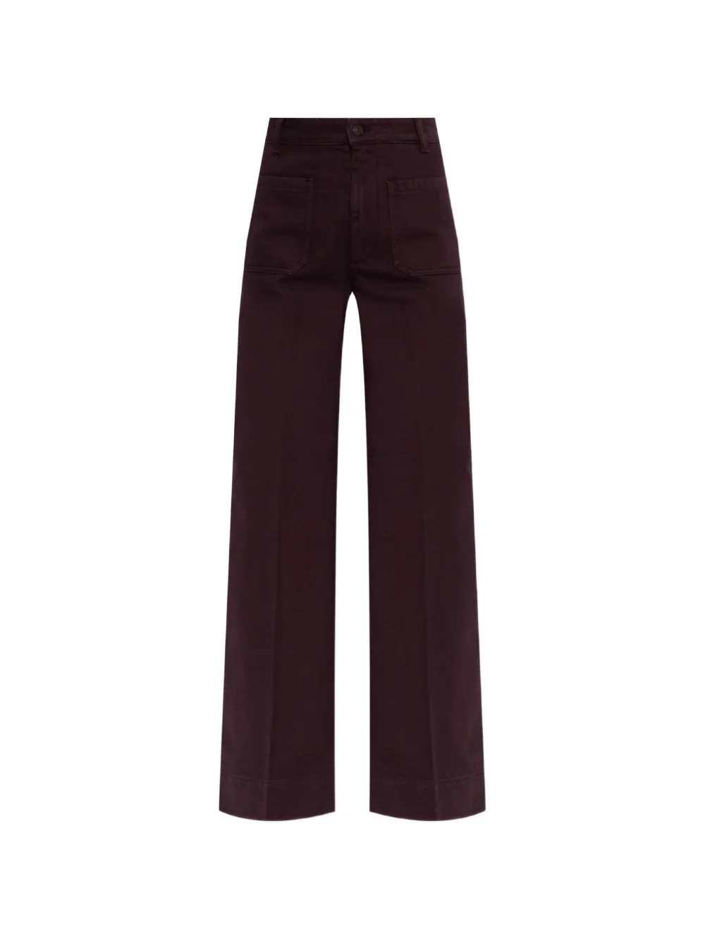 Victoria Beckham Jeans a gamba ampia Alina - Rosso