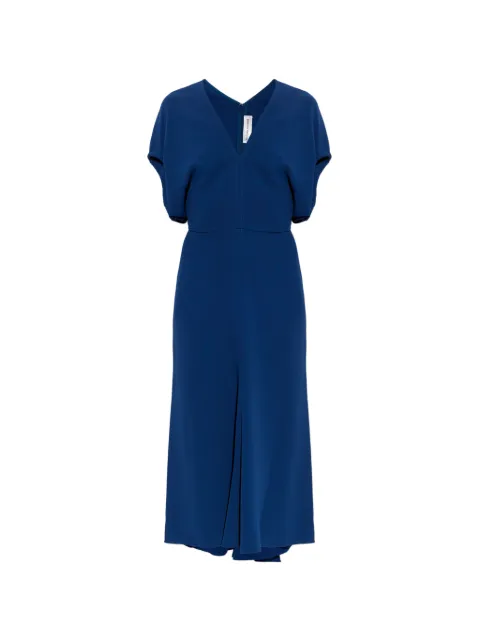 Victoria Beckham V-neck short-sleeves midi dress