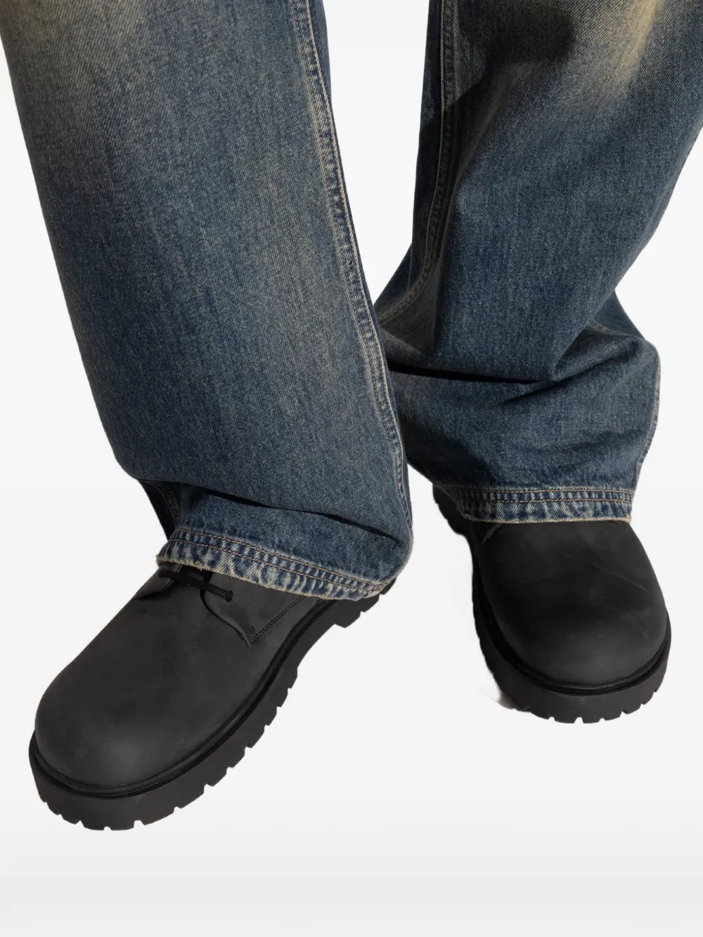 Birkenstock Highwood lace-up shoes Zwart