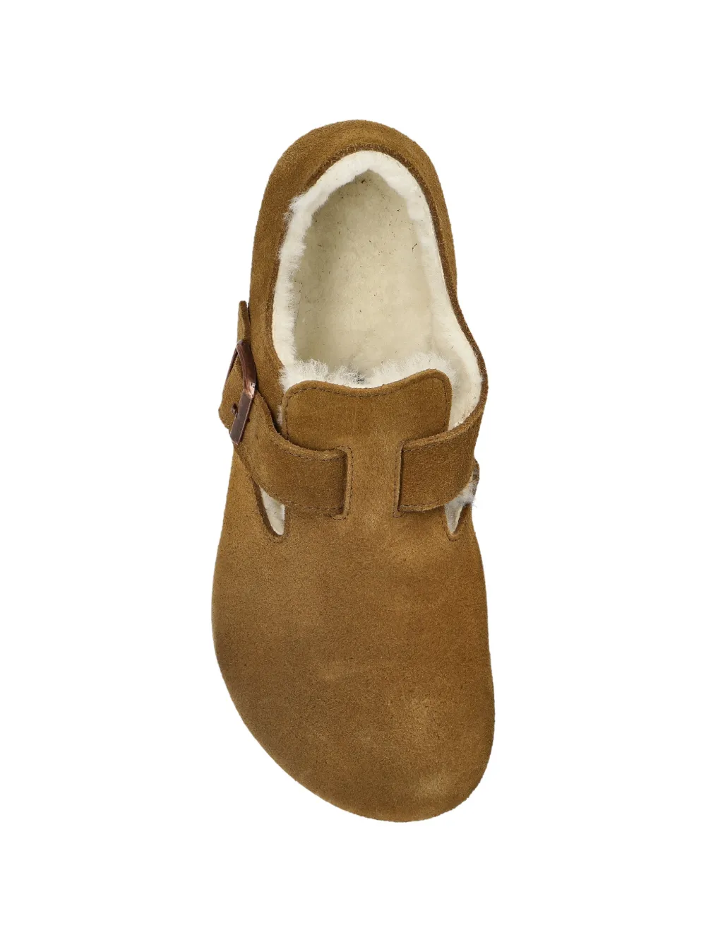 Birkenstock London lammy muiltjes Bruin