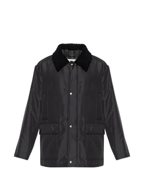 Maison Margiela faux-shearling collar jacket