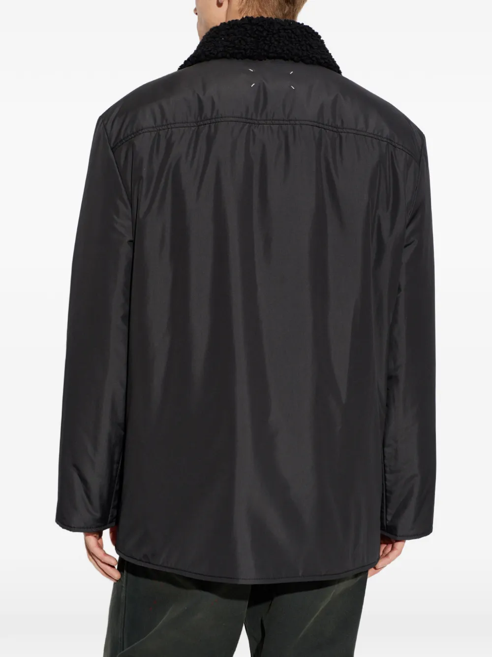 Maison Margiela Jack met immitatie lamswol Zwart