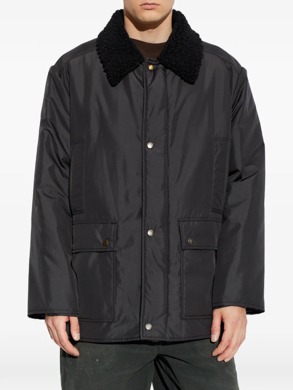 Maison Margiela Jack met immitatie lamswol Zwart