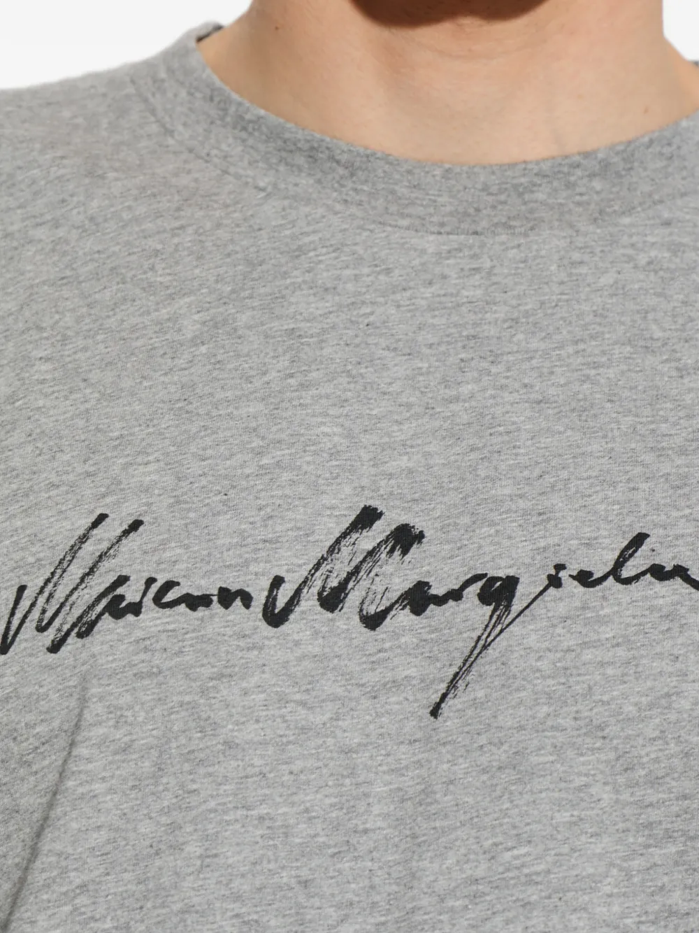MM6 Maison Margiela T-shirt met logoprint Grijs