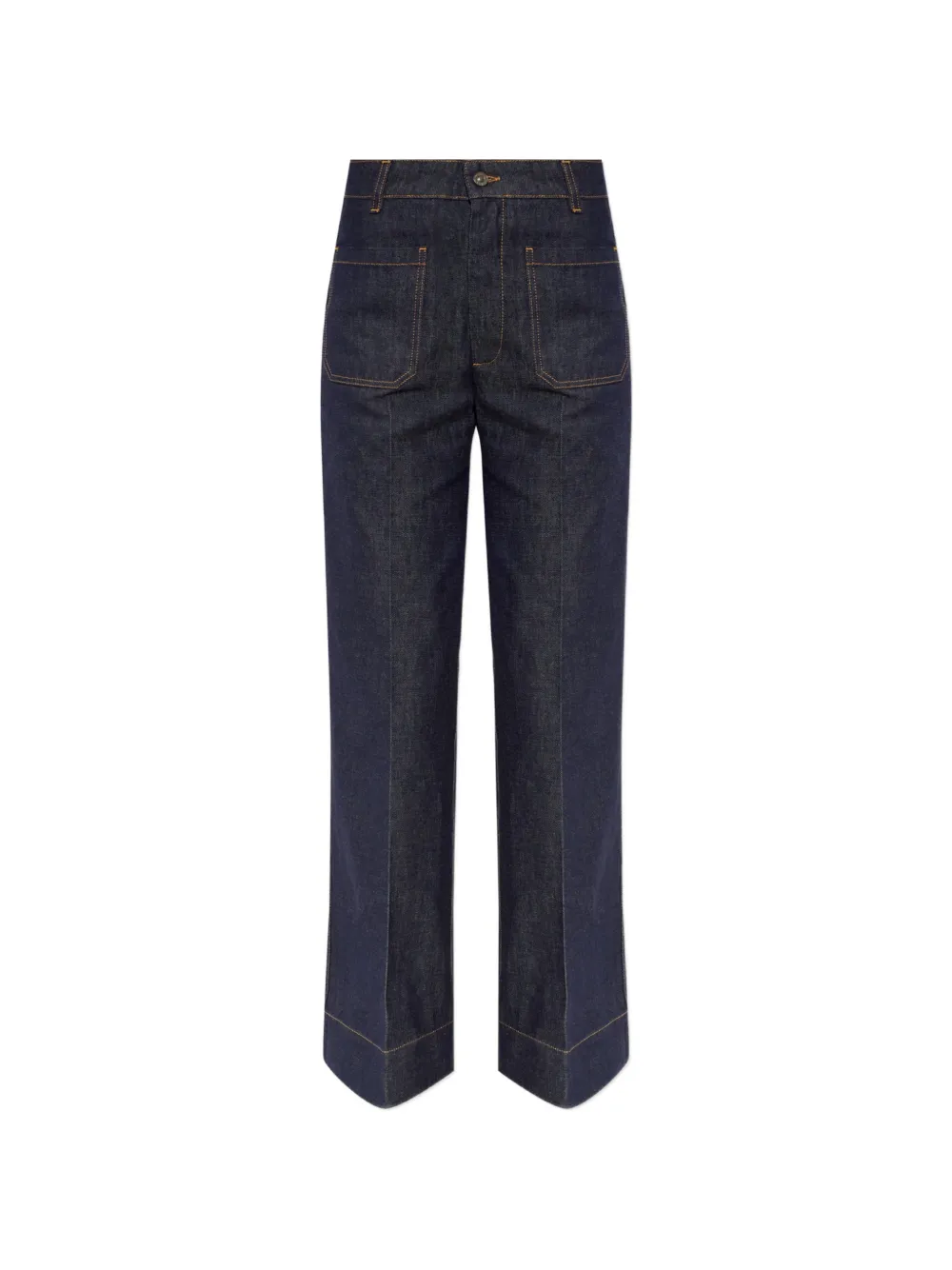 Victoria Beckham Alina Jean Schlagjeans - Blau