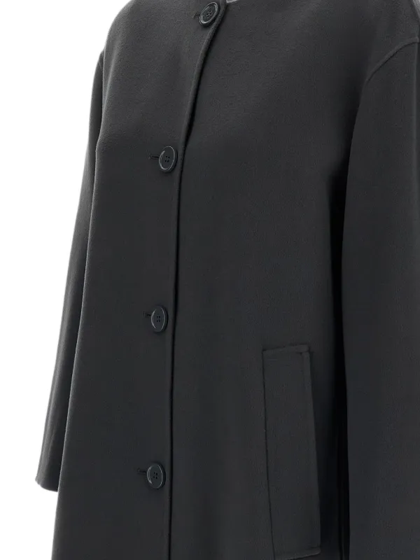 S Max Mara ノーカラー ジャケット | グレー | FARFETCH JP