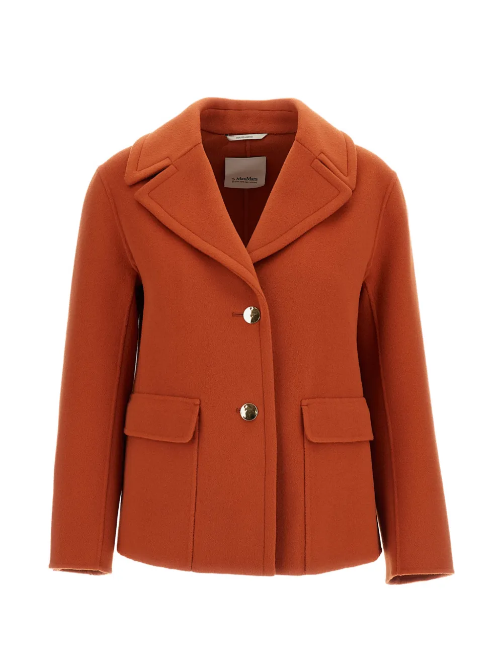 'S Max Mara single-breasted wool jacket - Arancione