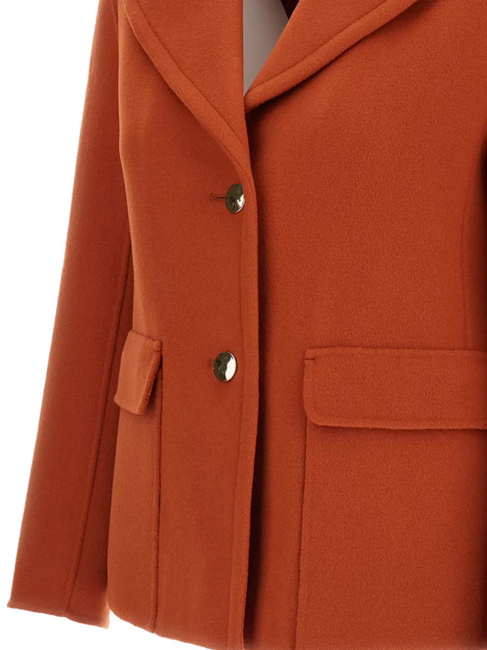 'S Max Mara single-breasted wool jacket Oranje