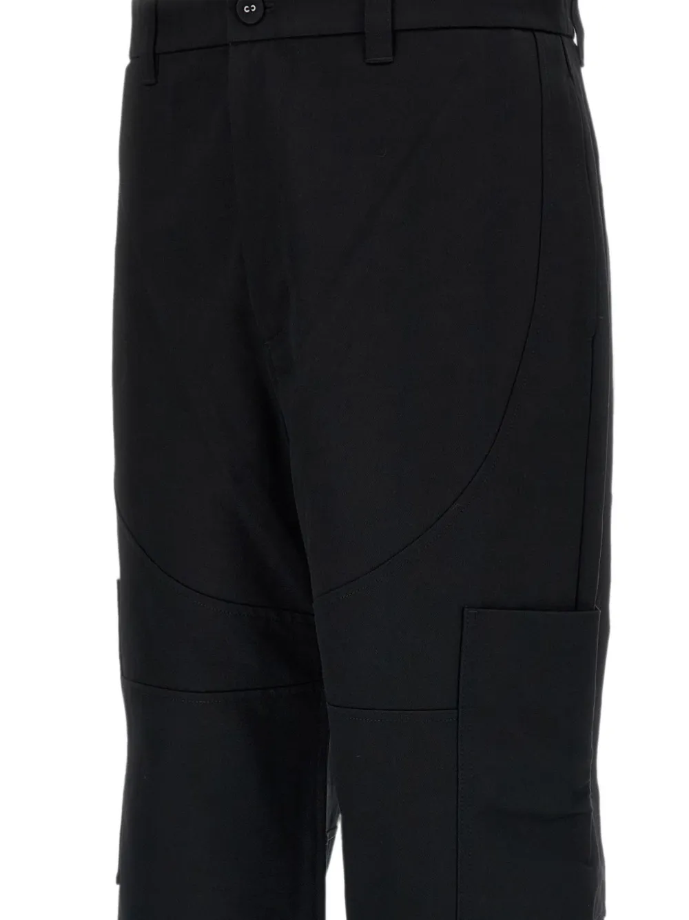 Thom Browne Broek met wijde pijpen Zwart