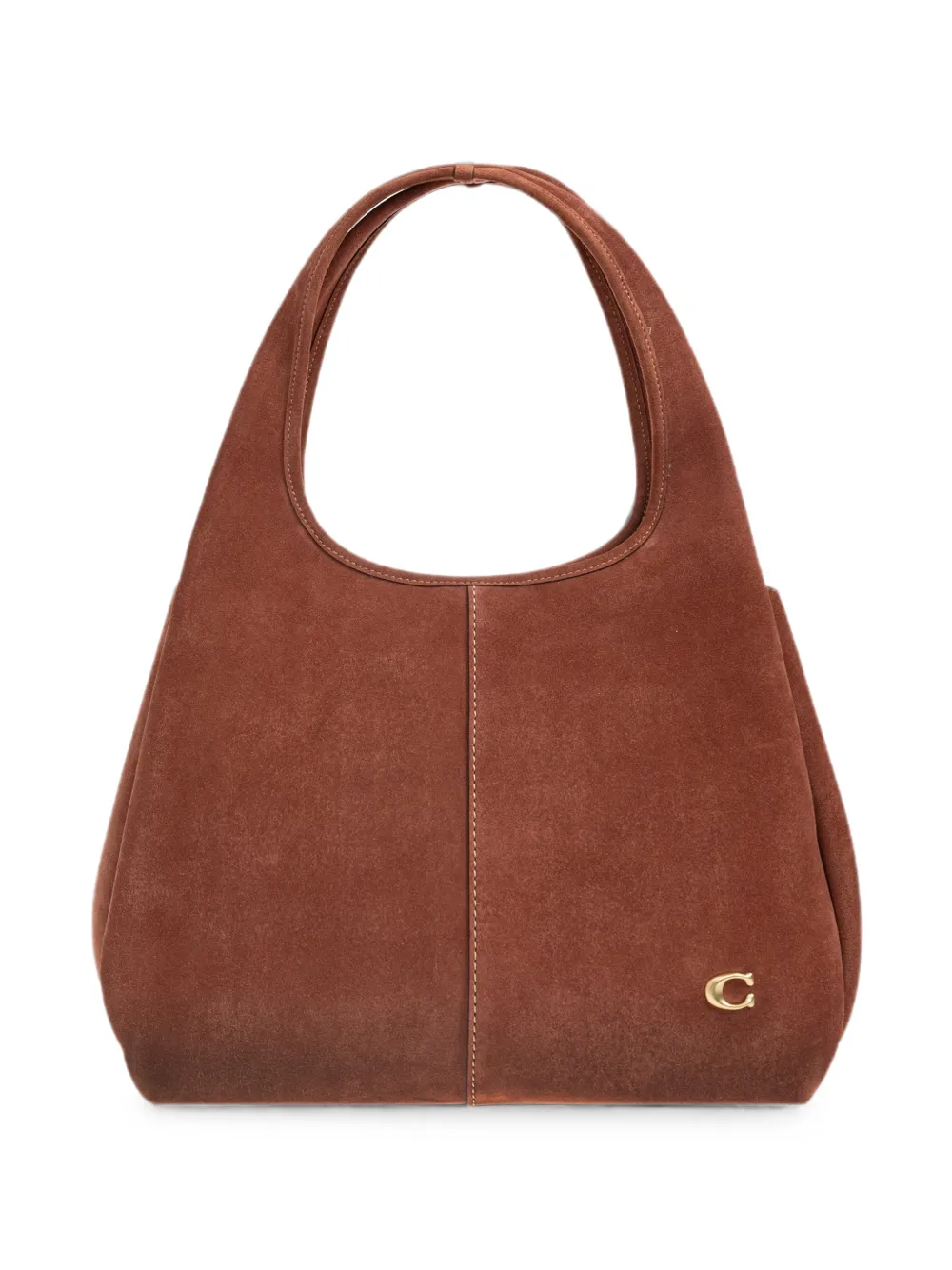 Coach Lana suede tote bag - Marrone