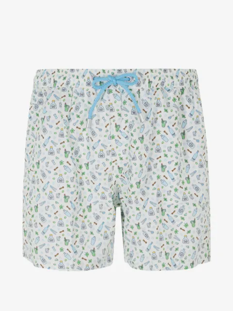 MC2 Saint Barth graphic-print swim shorts