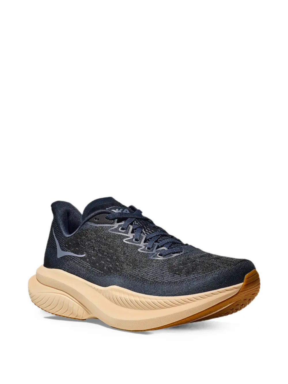HOKA Mach 6 lace-up sneakers Blauw