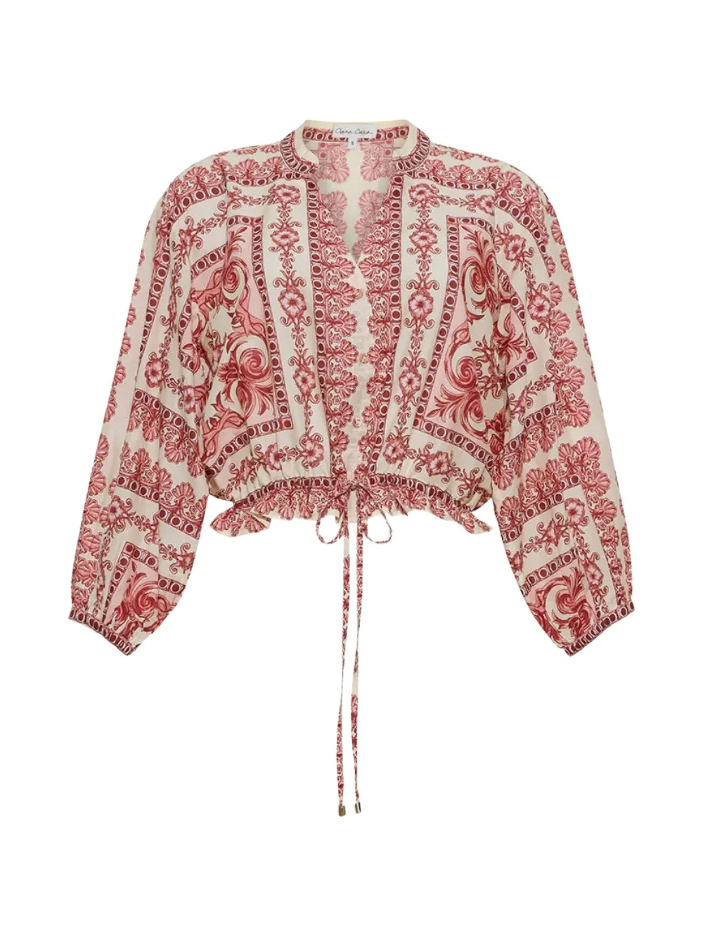 Cara Cara Perrin printed shirt - Red
