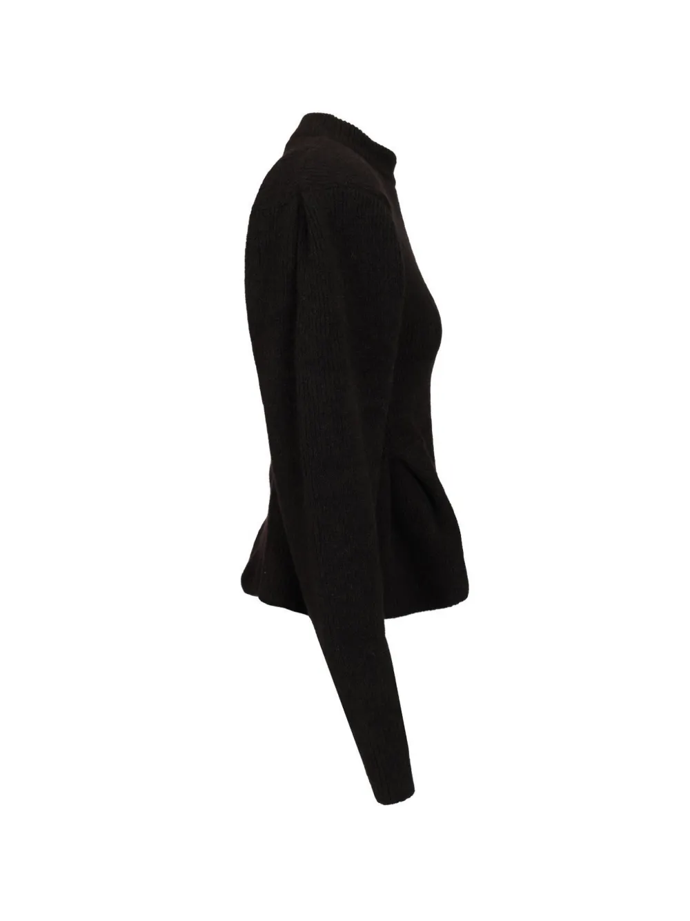 ROTATE BIRGER CHRISTENSEN Trui met peplum afwerking Zwart