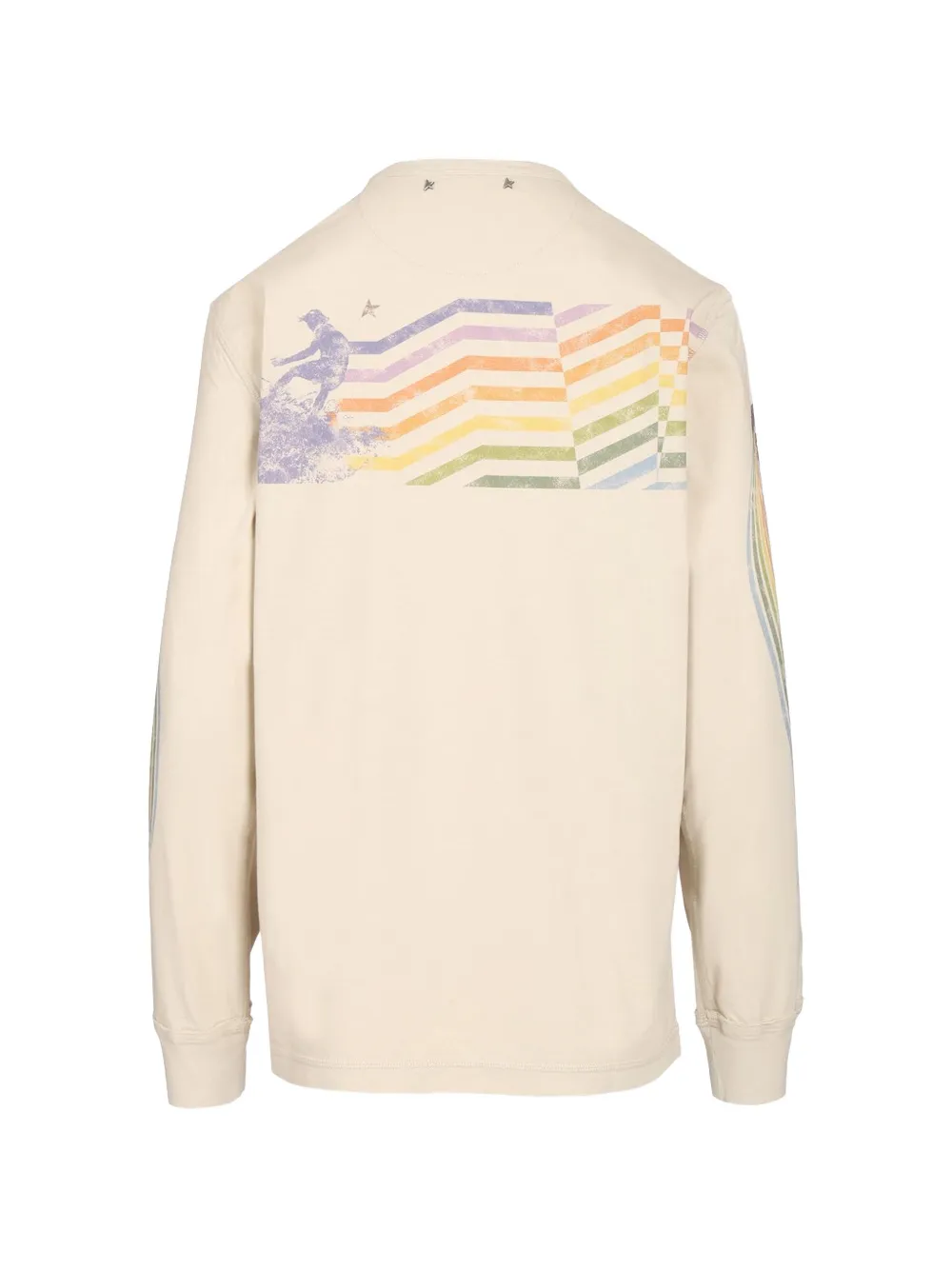Golden Goose Sweater met logoprint Beige