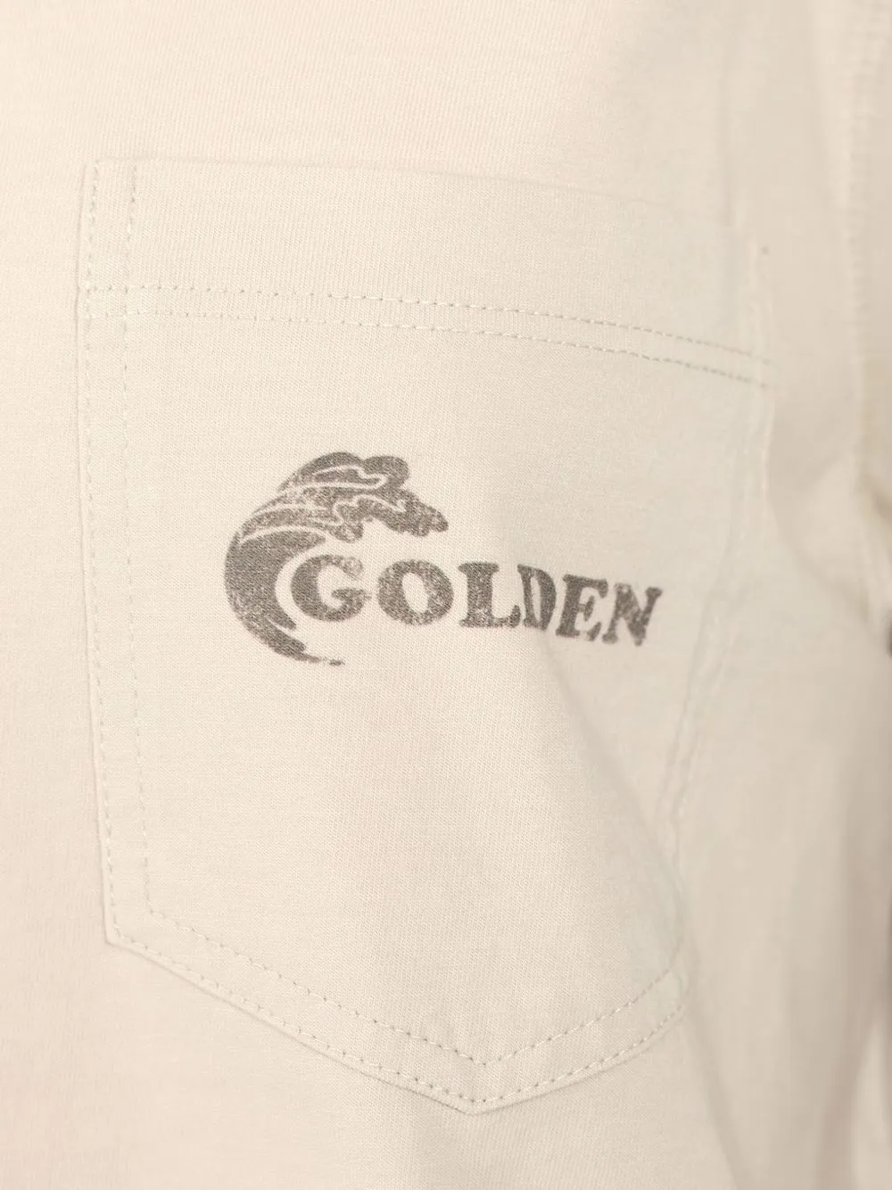 Golden Goose Sweater met logoprint Beige