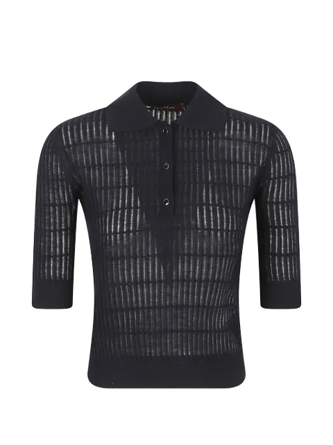 Max Mara crew-neck polo shirt