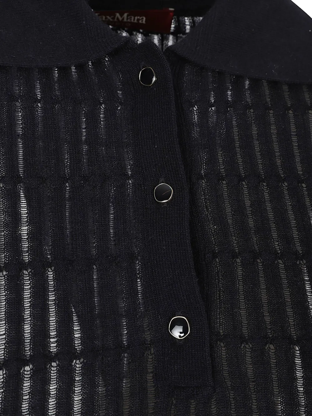 Max Mara Poloshirt met ronde hals Blauw