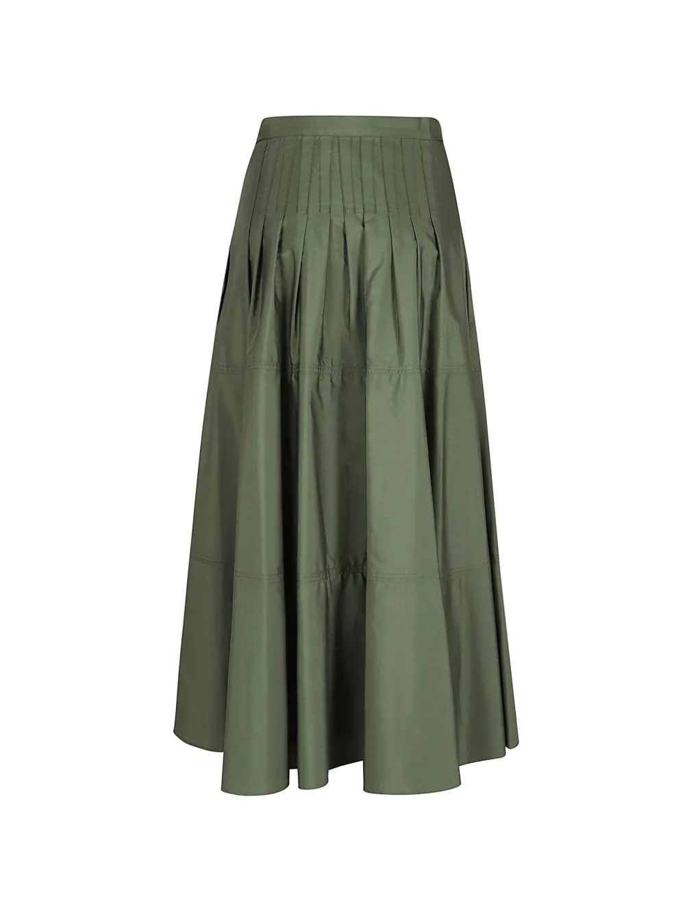  Max Mara Falda Larga Acampanada - Verde 