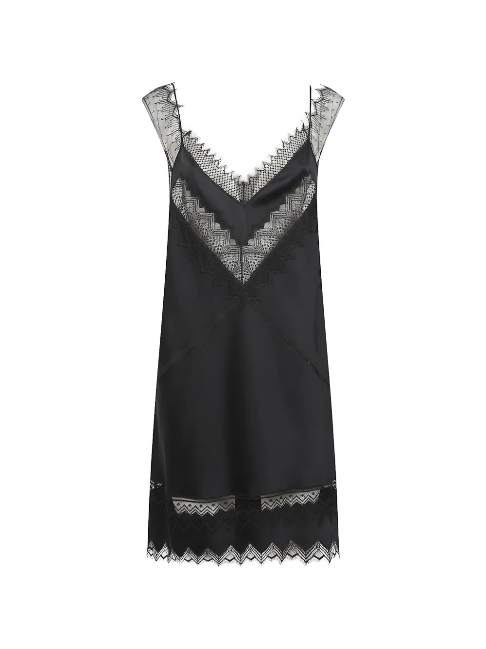 TOM FORD Mini-jurk met kant Zwart