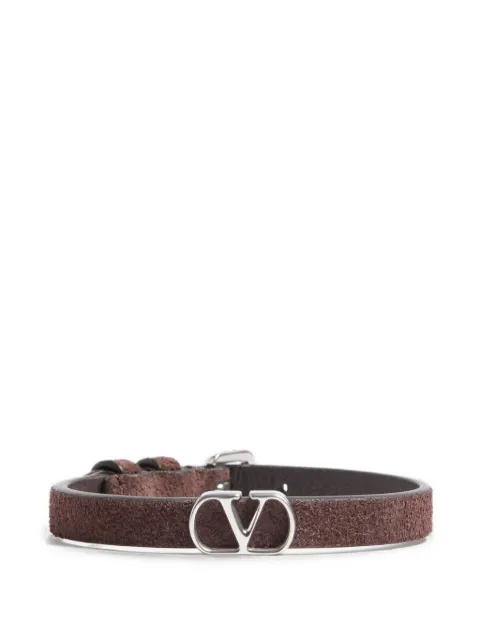 Valentino Garavani VLogo Signature suede bracelet