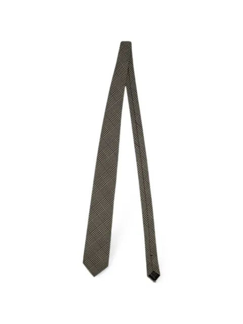 TOM FORD Prince of Wales check-pattern silk tie