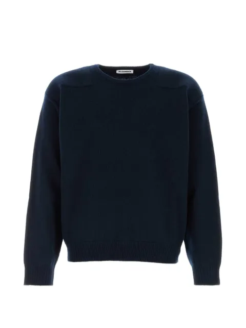 Jil Sander panelled crew-neck sweater
