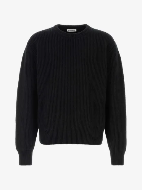 Jil Sander suéter tejido de canalé