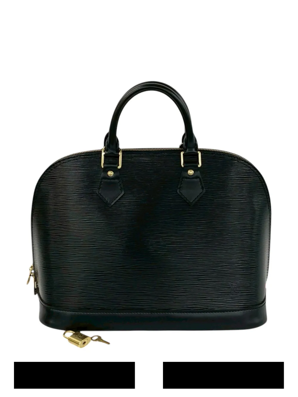 Louis Vuitton Pre-Owned 1997 Epi Alma PM Handbag | Black | FARFETCH TH