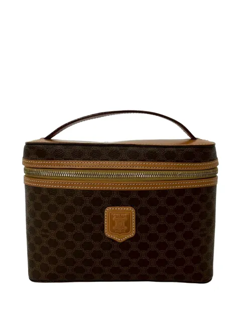 Celine Pre-Owned bolso vanity con lona Macadam revestida 1996
