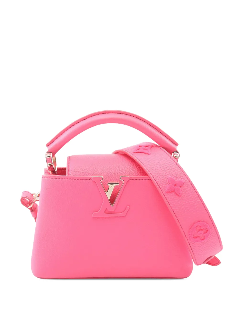Louis Vuitton Pre-Owned 2021-2026 Taurillon Mini Capucines satchel - Rosa