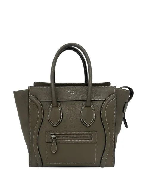 Celine Pre-Owned 2012 Micro Leather Luggage tote bag