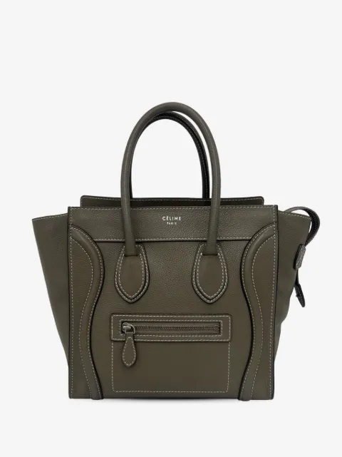 Celine Pre-Owned tote Luggage micro de piel 2012