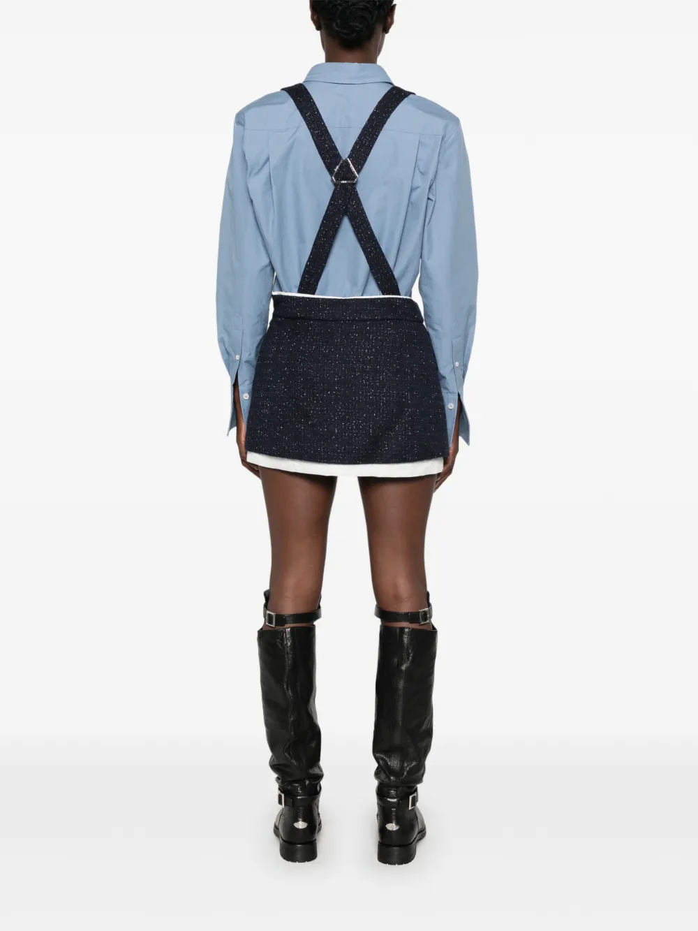 Maje Playsuit verfraaid met knopen Blauw