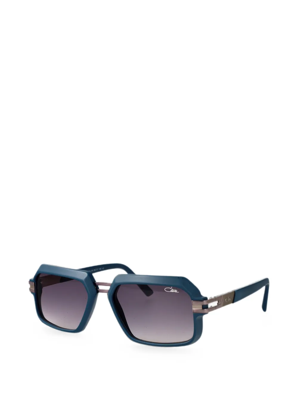 Cazal Zonnebril met geometrisch montuur Blauw