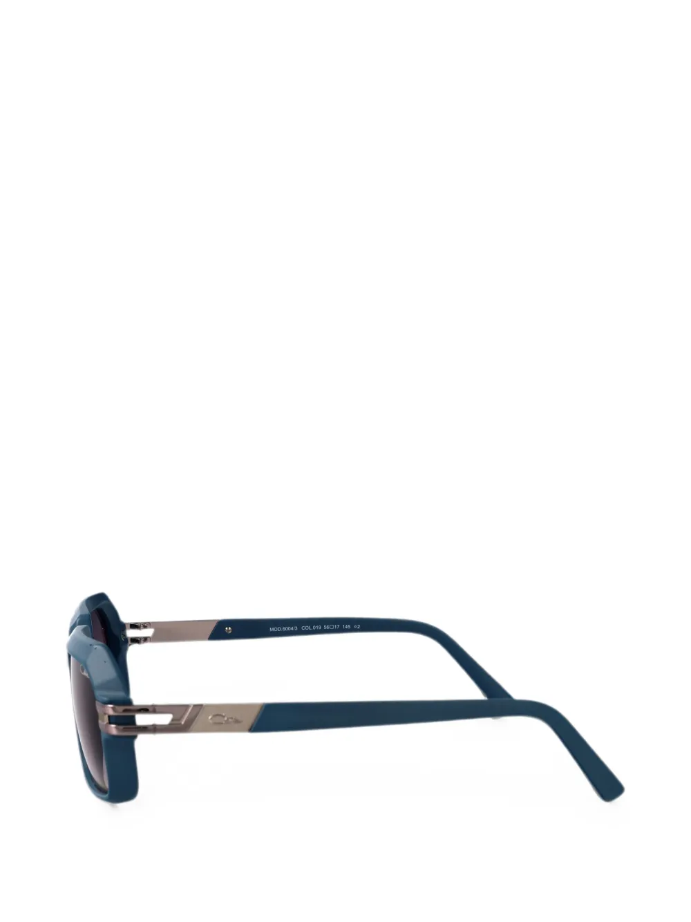 Cazal Zonnebril met geometrisch montuur Blauw