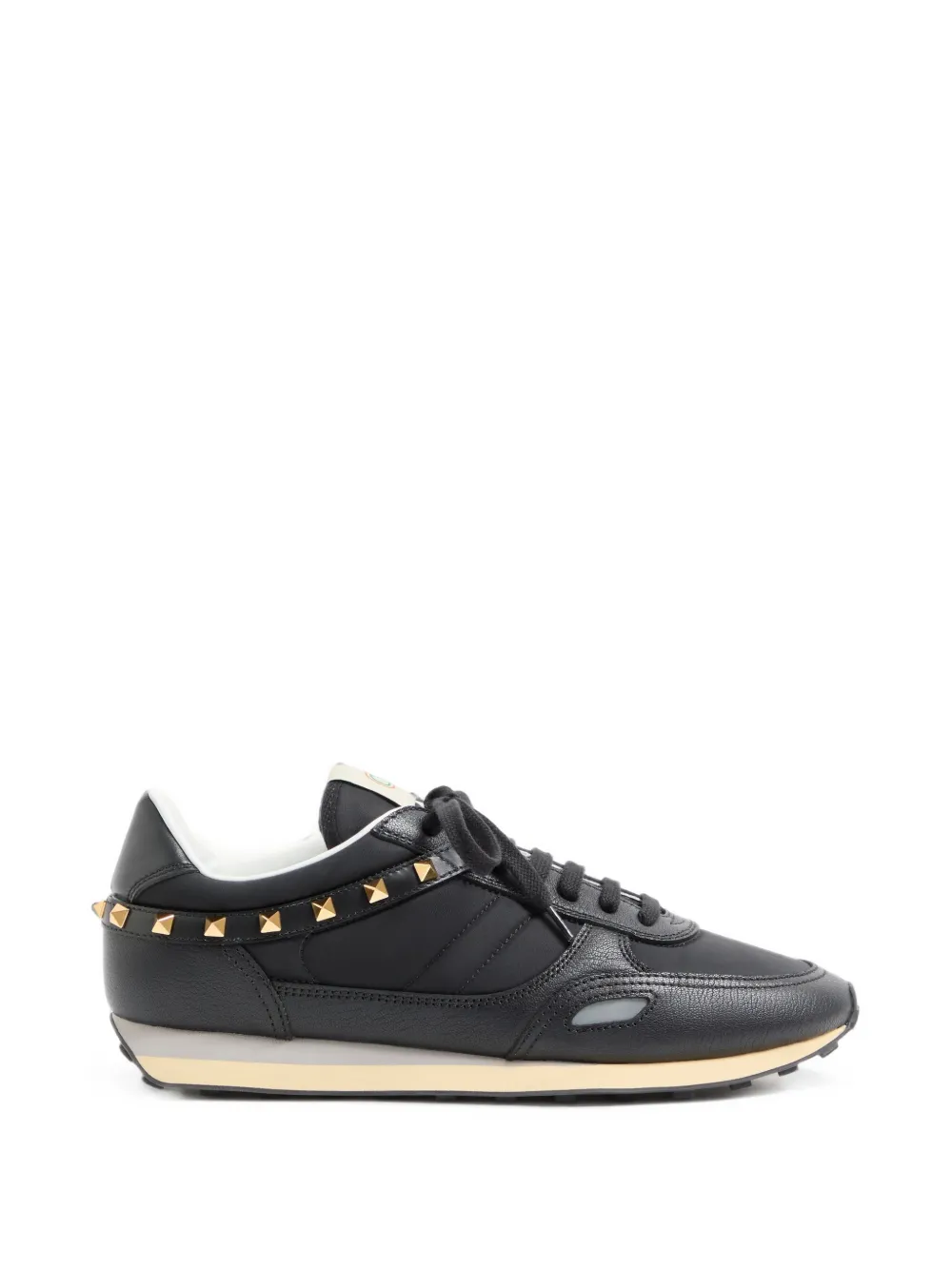 Valentino Garavani Stud Up trainer in leather and nylon