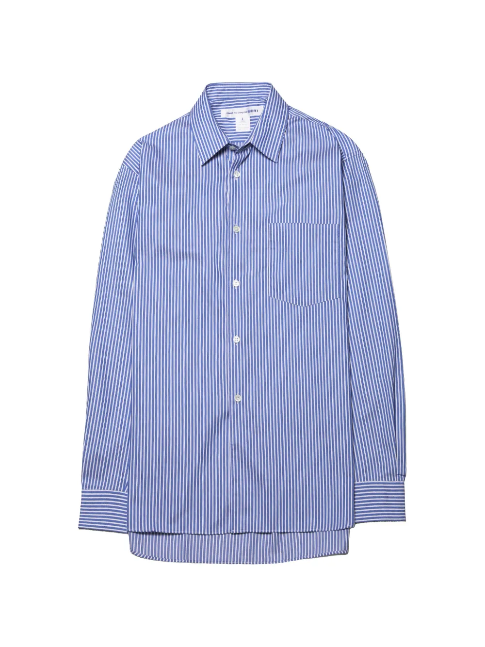 Comme Des Garçons Shirt vertical-stripe shirt - Blau