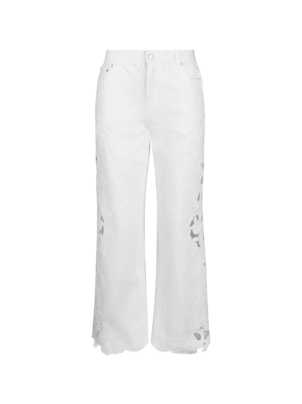 Simkhai Porter embroidered jeans - Blau