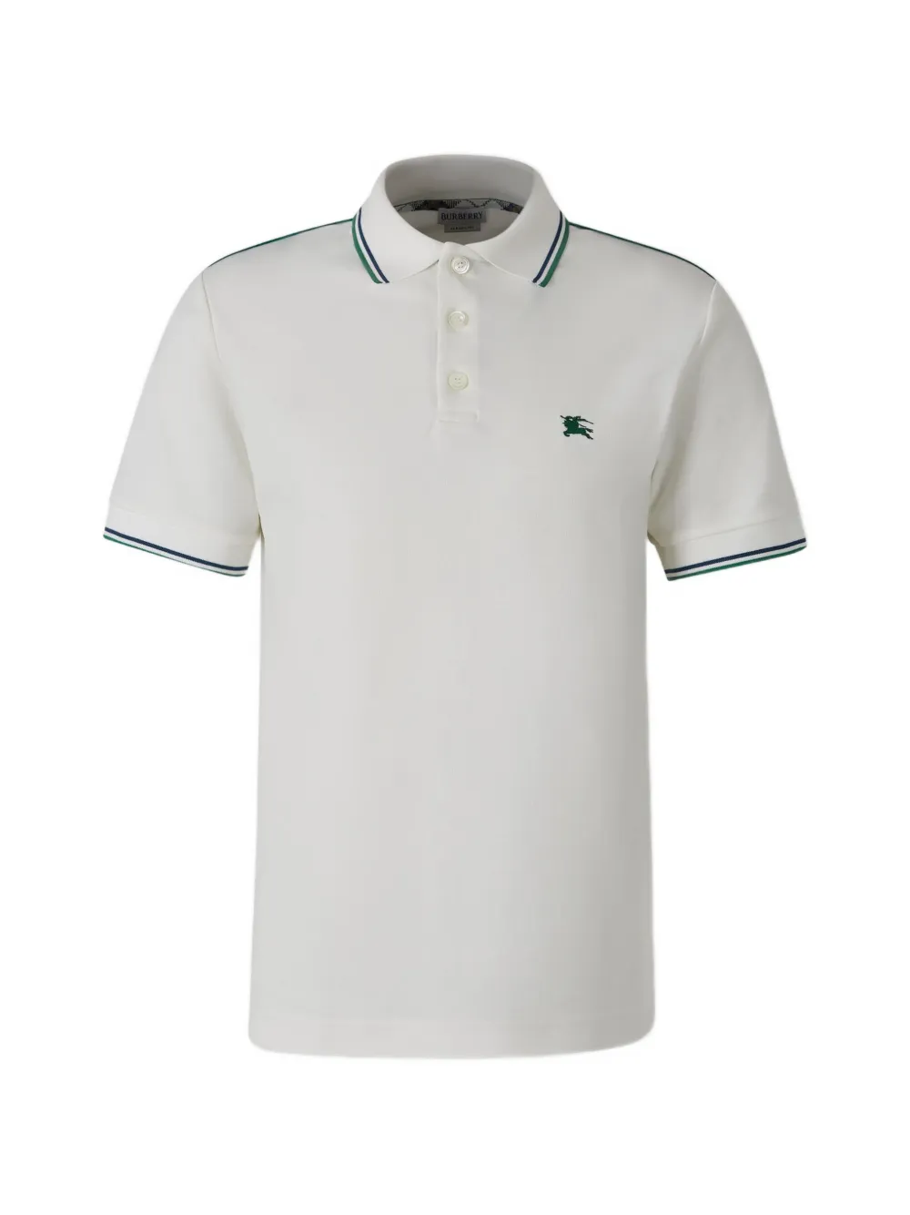Burberry EKD embroidered polo shirt - Weiß