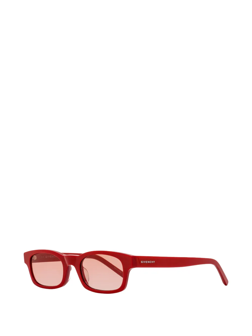 Givenchy Eyewear Zonnebril met rechthoekig montuur Rood