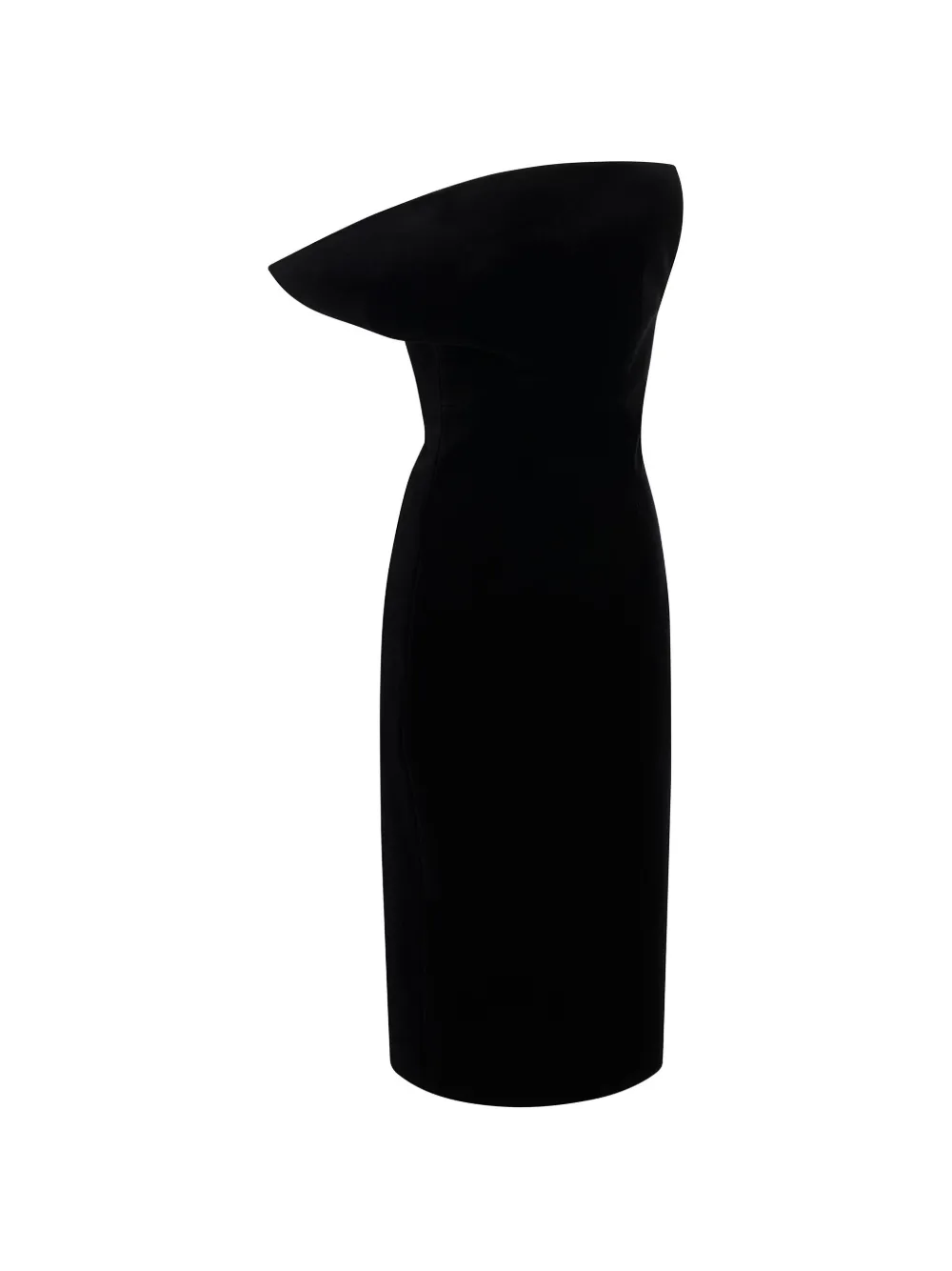 KHAITE Sato dress in black velvet