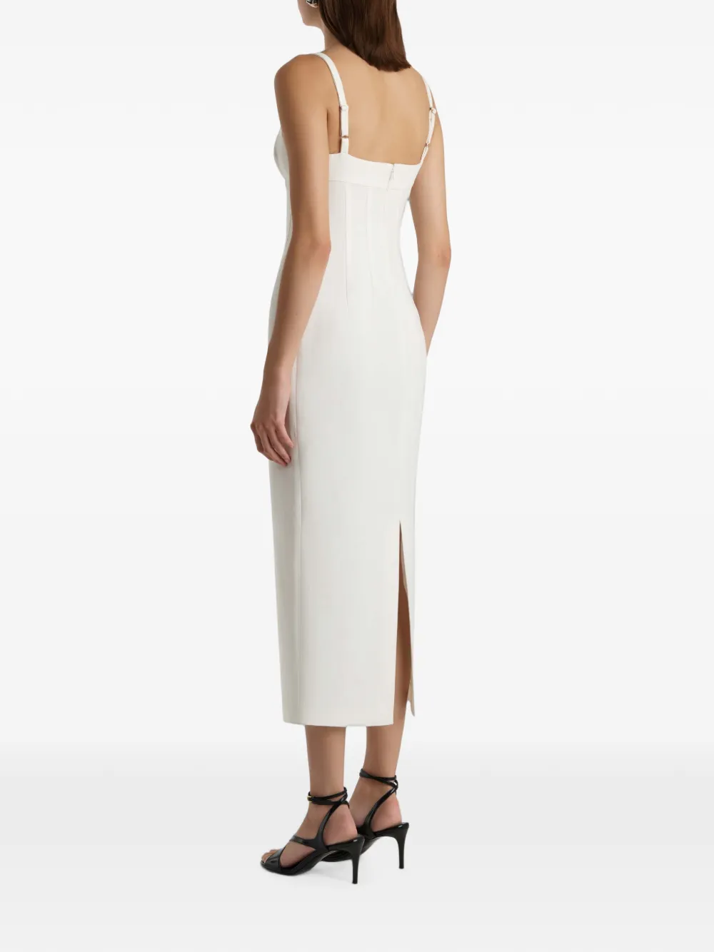 KHAITE Lotte jurk in crème Wit