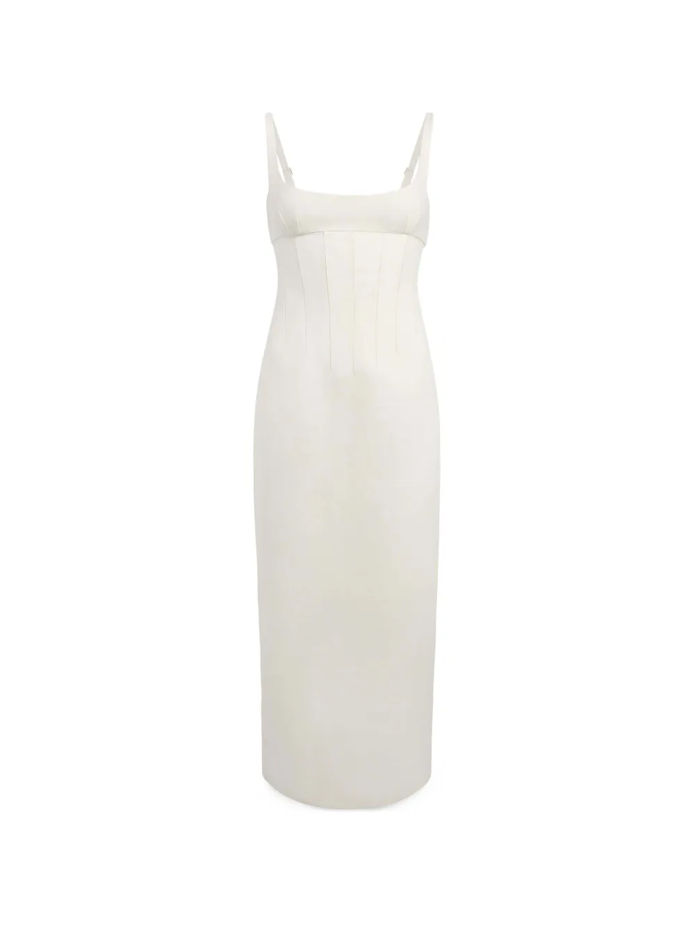KHAITE Lotte dress in cream - Weiß