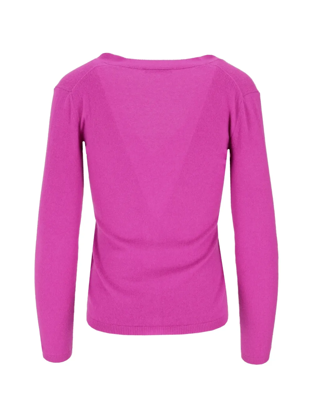 La-Rose Button-up vest met V-hals Roze