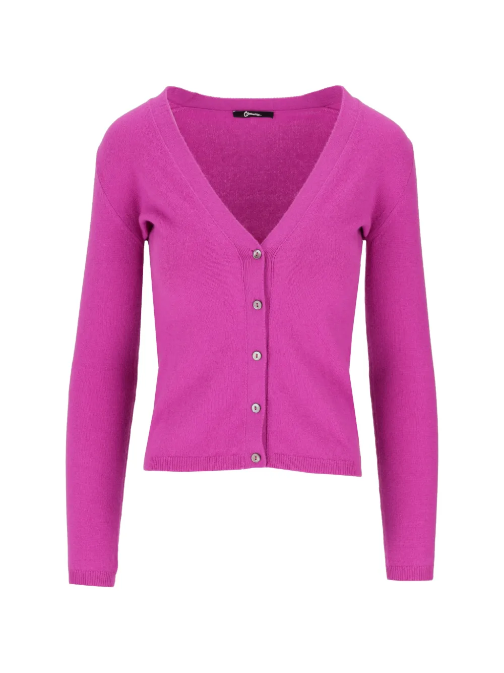 La Rose V-neck Button-up Cardigan In Purple
