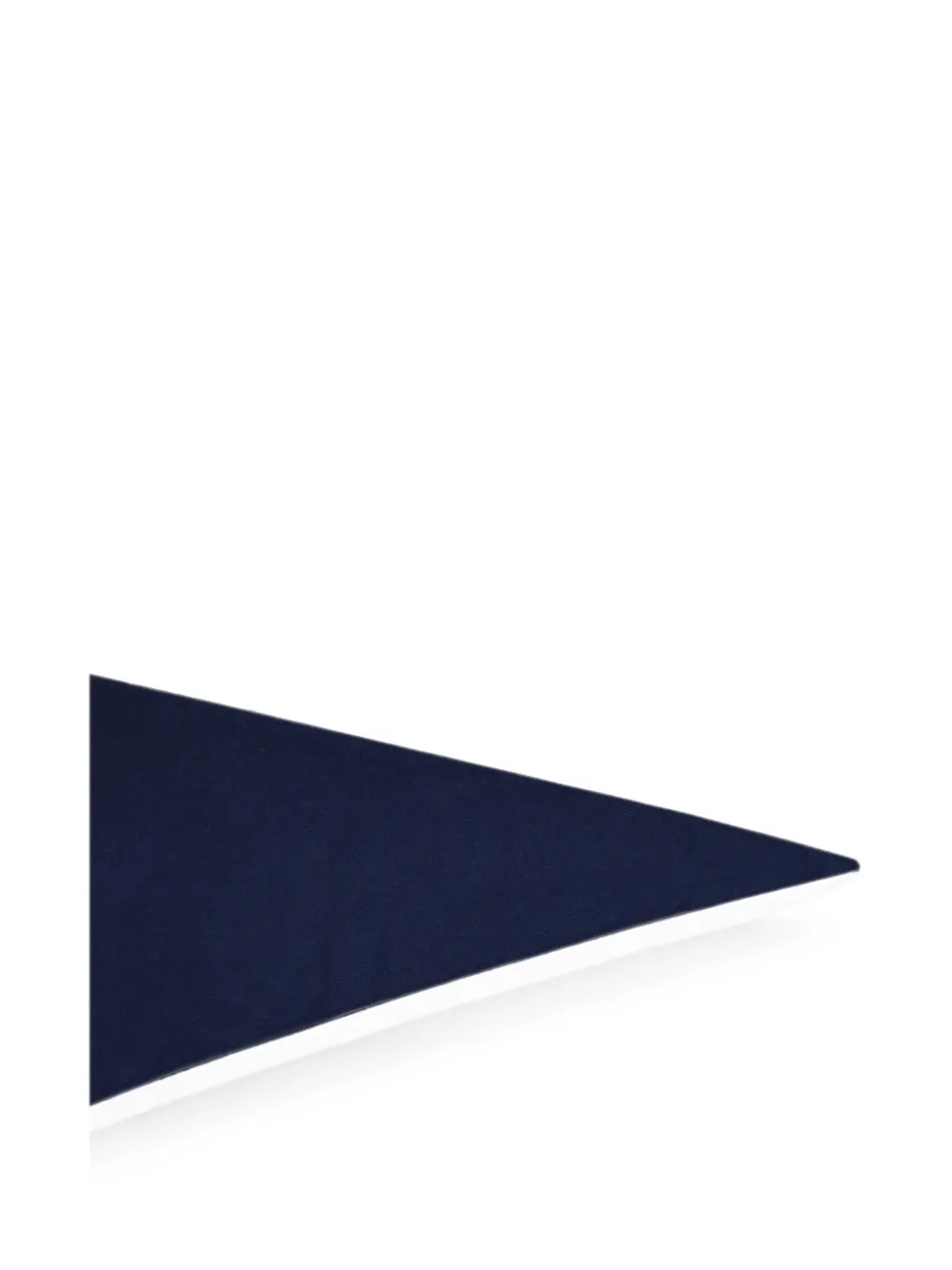 La-Rose triangular cashmere scarf - Blu