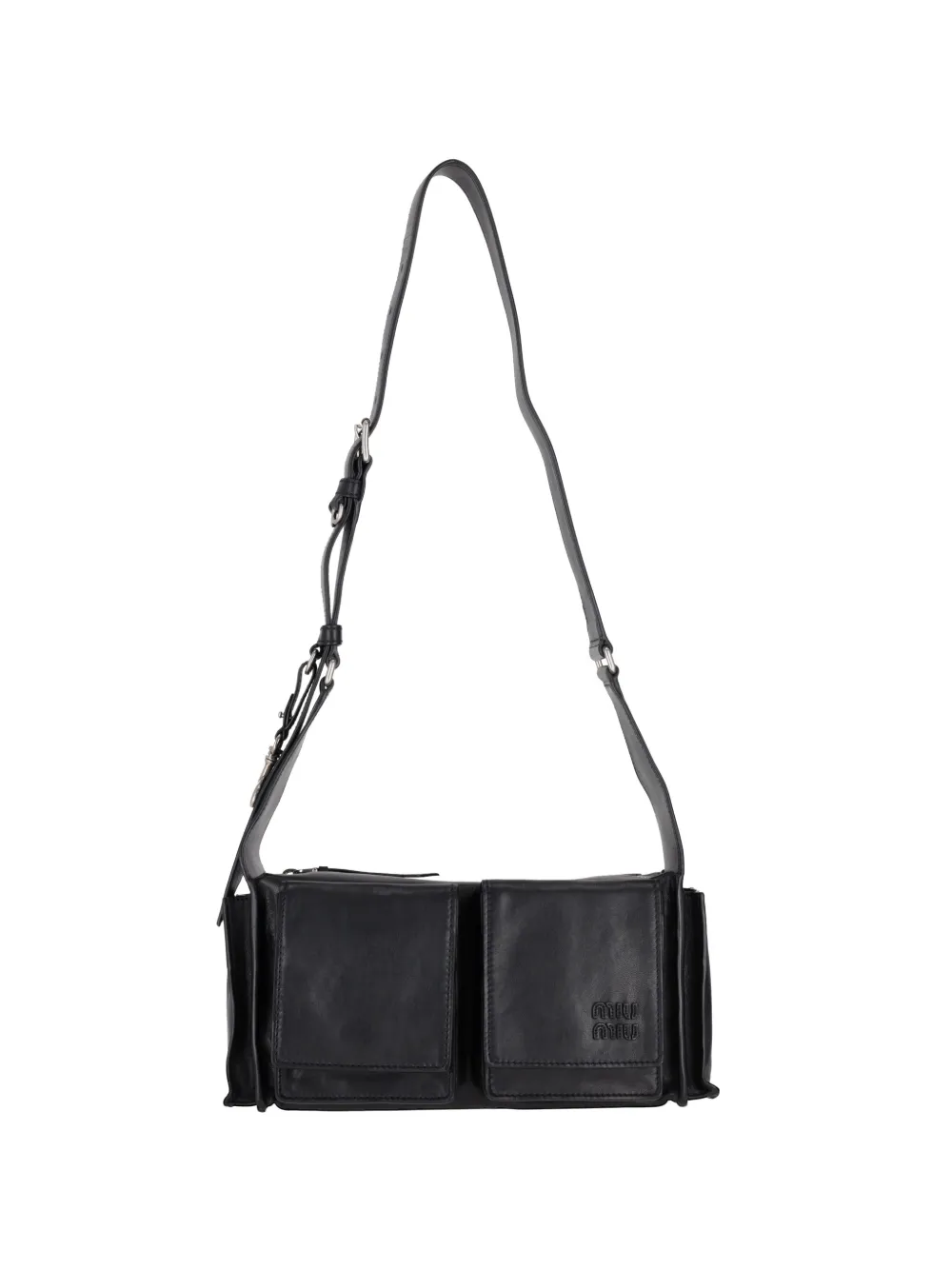 Miu Miu Utilitaire multi-pocket shoulder bag - Nero