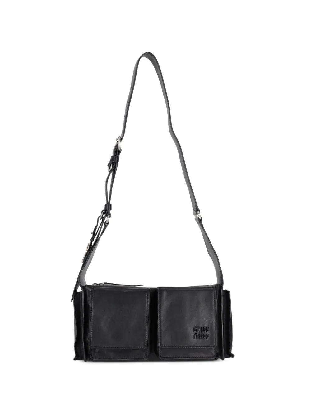 Miu Miu Utilitaire multi-pocket shoulder bag - Nero